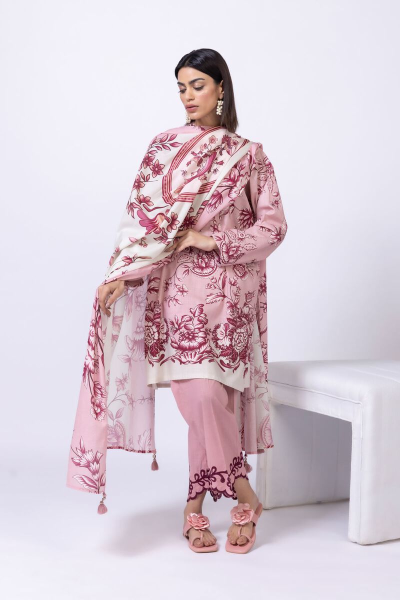 Embroidered | Crosshatch Poplin | Pants | null