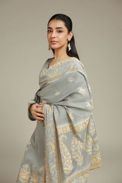 Printed | Cambric | 3-Piece Tailored Set | USD 65.00