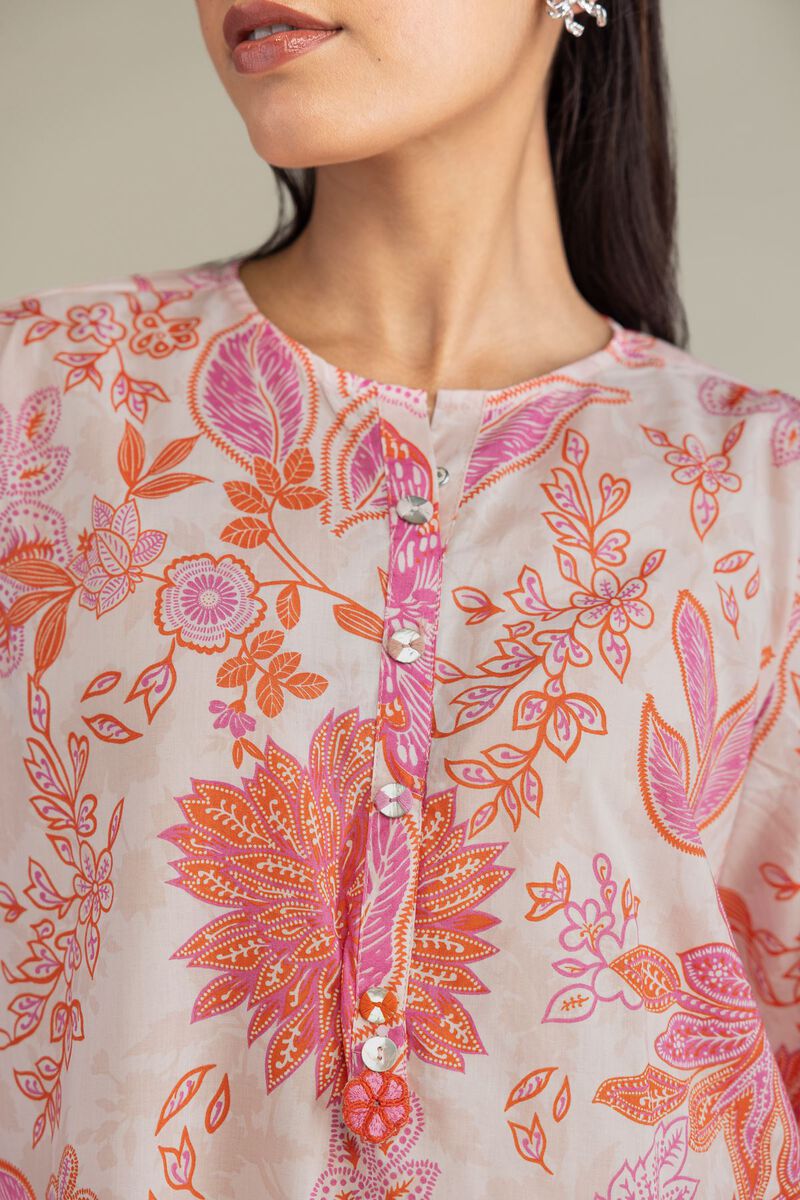 Printed | Cambric | Short Cambric Kurta | USD 35.00