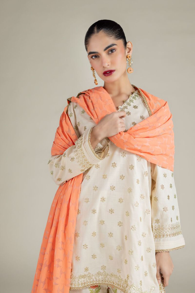 Printed | Raw Silk | Dupatta | USD 28.00