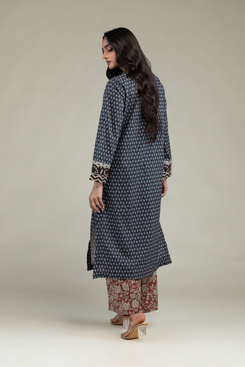 Printed | Cambric | V-Neck Cambric Kurta | USD 35.00