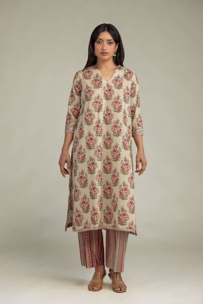Embroidered | Cambric | Printed Cambric Pants | USD 30.00