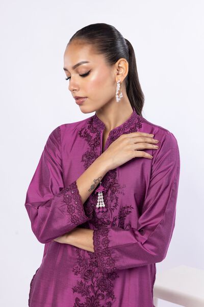 Embroidered | Raw Silk | Kurta | USD 15.00