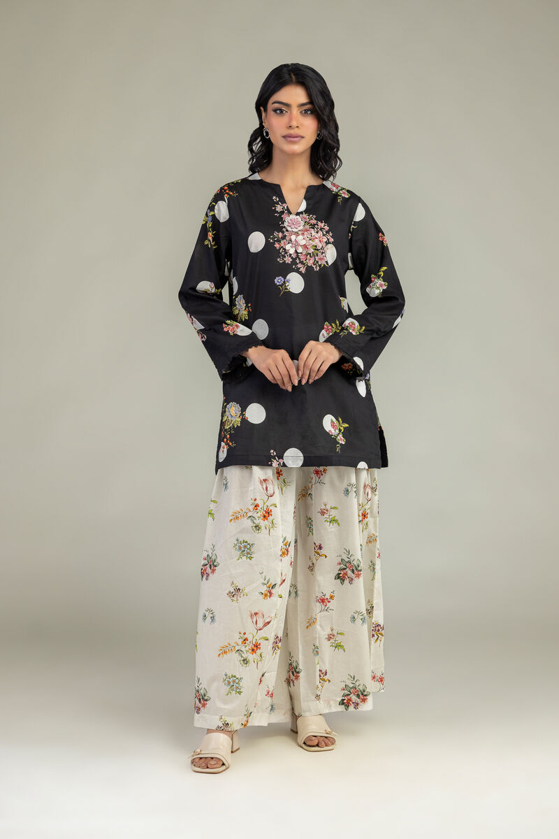 Embroidered | Cambric | Black Cambric Kurta | USD 30.00