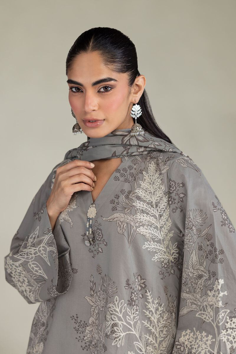 Embroidered | Lawn | Floral Lawn Dupatta | USD 25.00