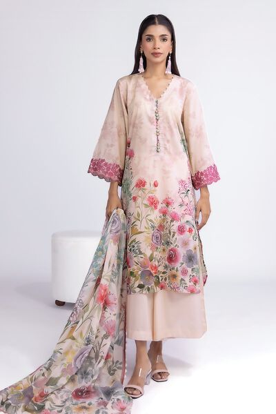 Embroidered | Lawn | Fabrics 3 Piece | USD 20.00