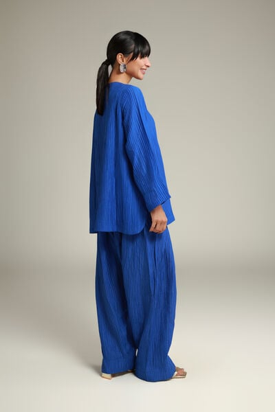 Dyed | Blended Crinkle | Blended Crinkle Shalwar | USD 30.00