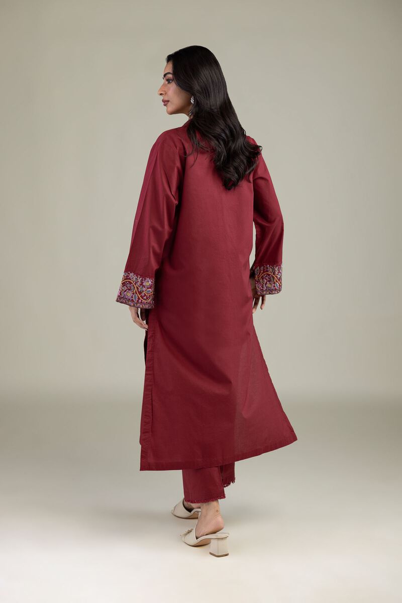 Embroidered | Cambric | Floral Cambric Kurta | USD 35.00