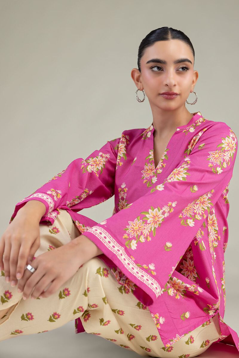 Printed | Cambric | Floral Cambric Kurta | USD 35.00