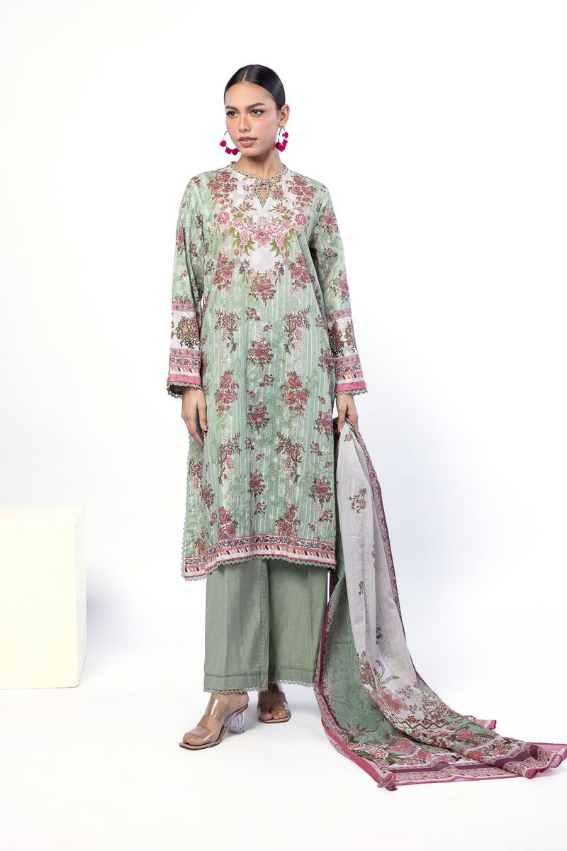 Printed | Broshia | Tailored 3 Piece | USD 65.00