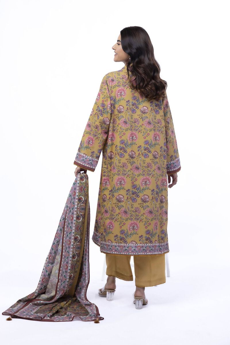 Printed | Karandi | Tailored 3 Piece | USD 50.00