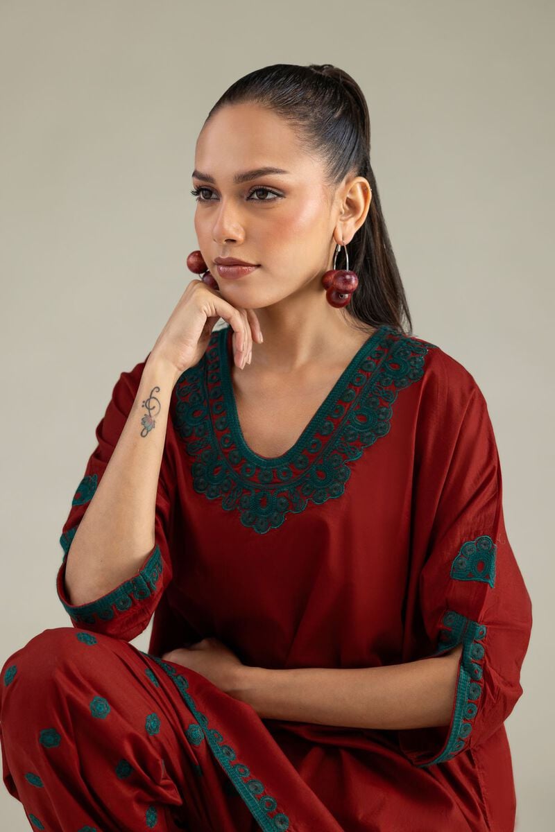 Embroidered | Cambric | Solid Cambric Kurta | USD 40.00