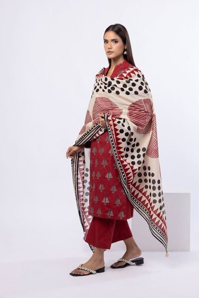 Printed | Slub Lawn | Dupatta | USD 15.00