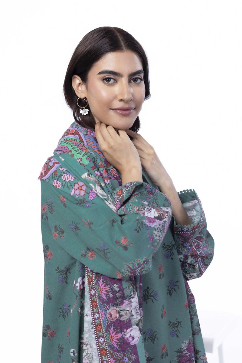 Printed | Karandi | Tailored 3 Piece | USD 50.00