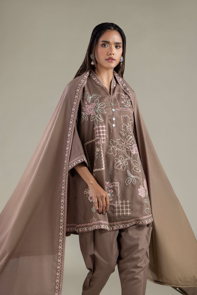Embroidered | Lawn | Solid Threadwork Dupatta | USD 30.00