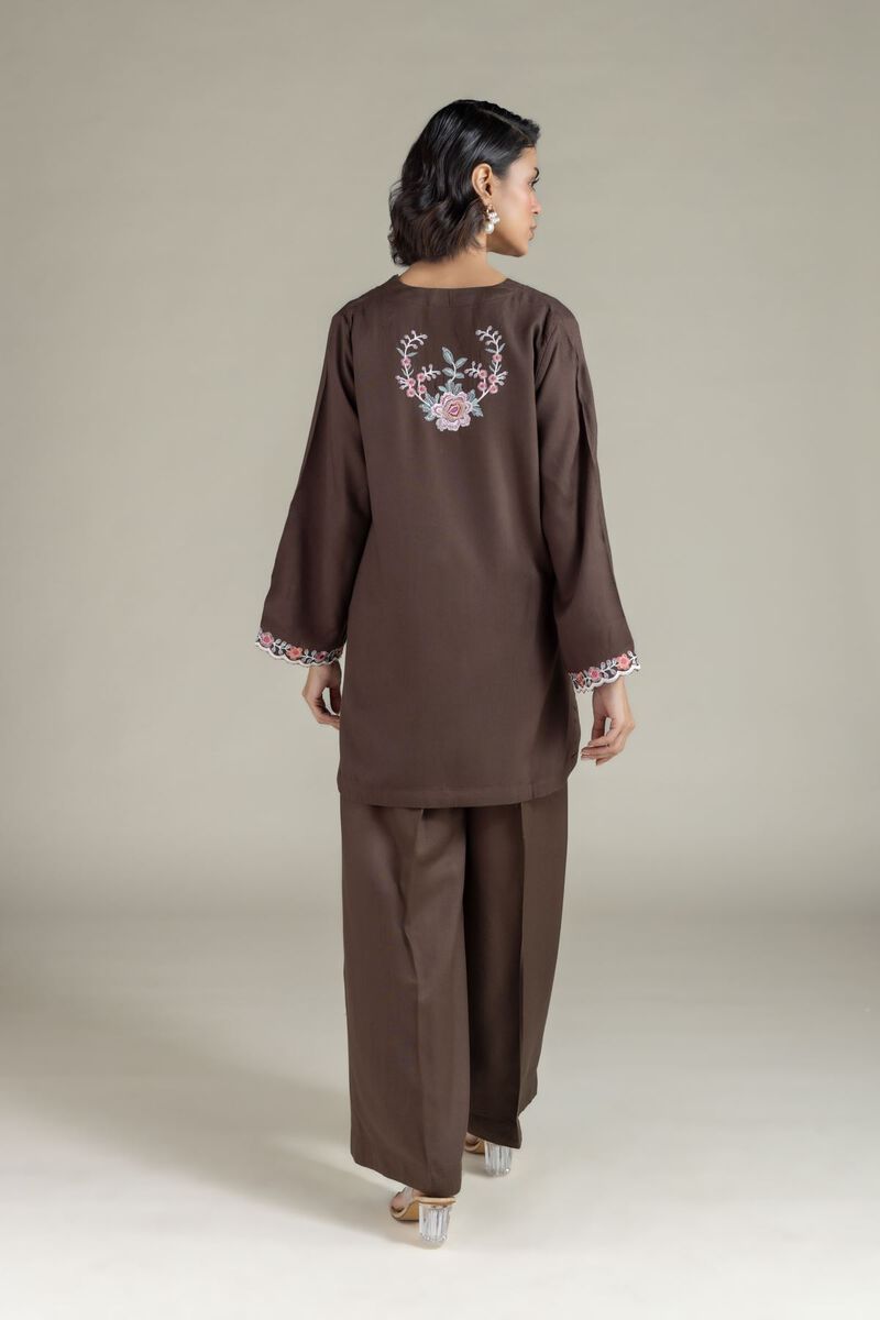 Embroidered | Heavy Blended Viscose | Short Floral Kurta | USD 40.00