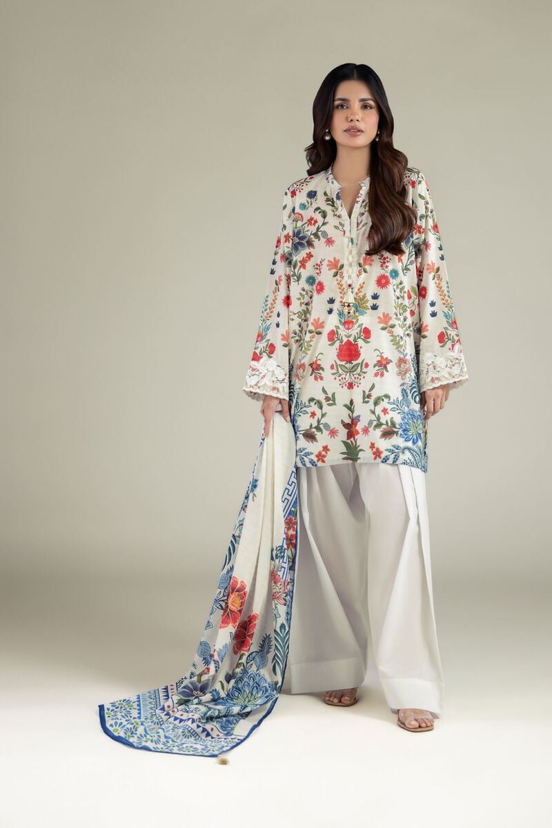 Embroidered | Messuri | Floral Tailored 3-Piece | USD 70.00