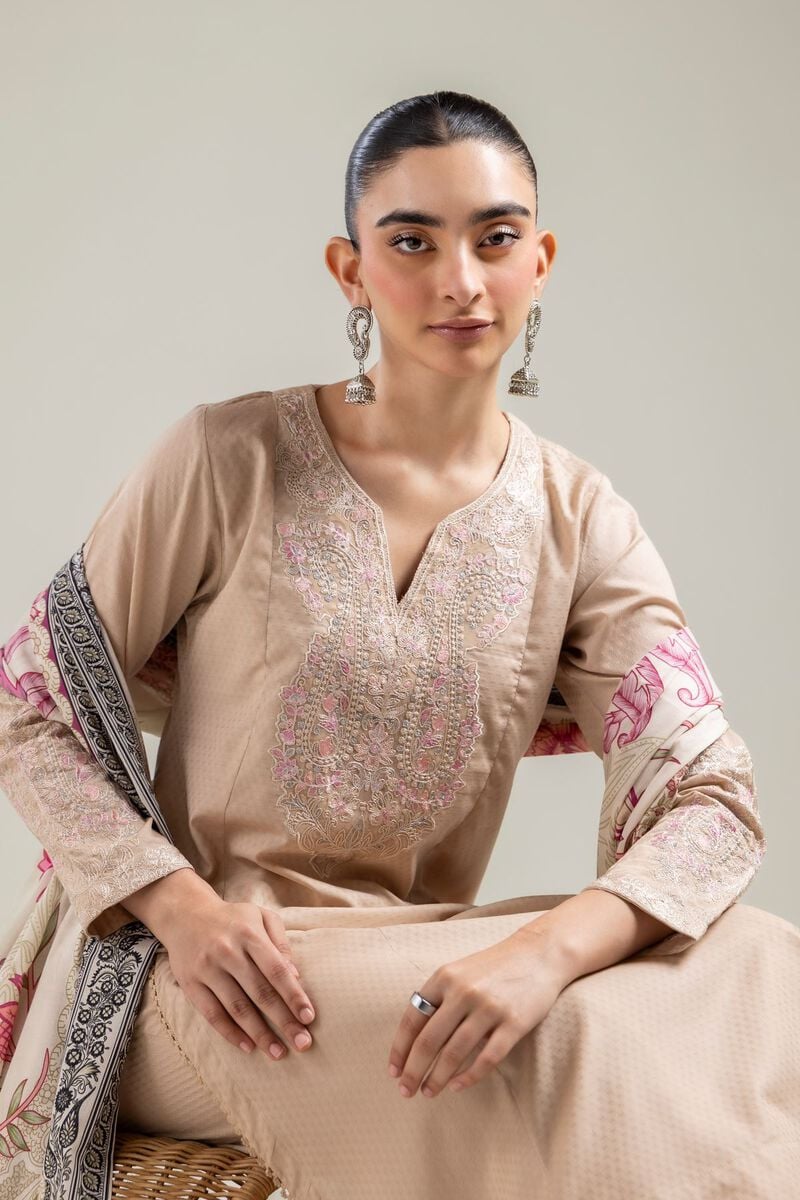 Embroidered | Lawn | Off-White Lawn Dupatta | USD 25.00