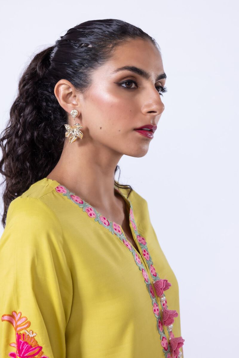 Embroidered | Raw Silk | Kurta | USD 30.00