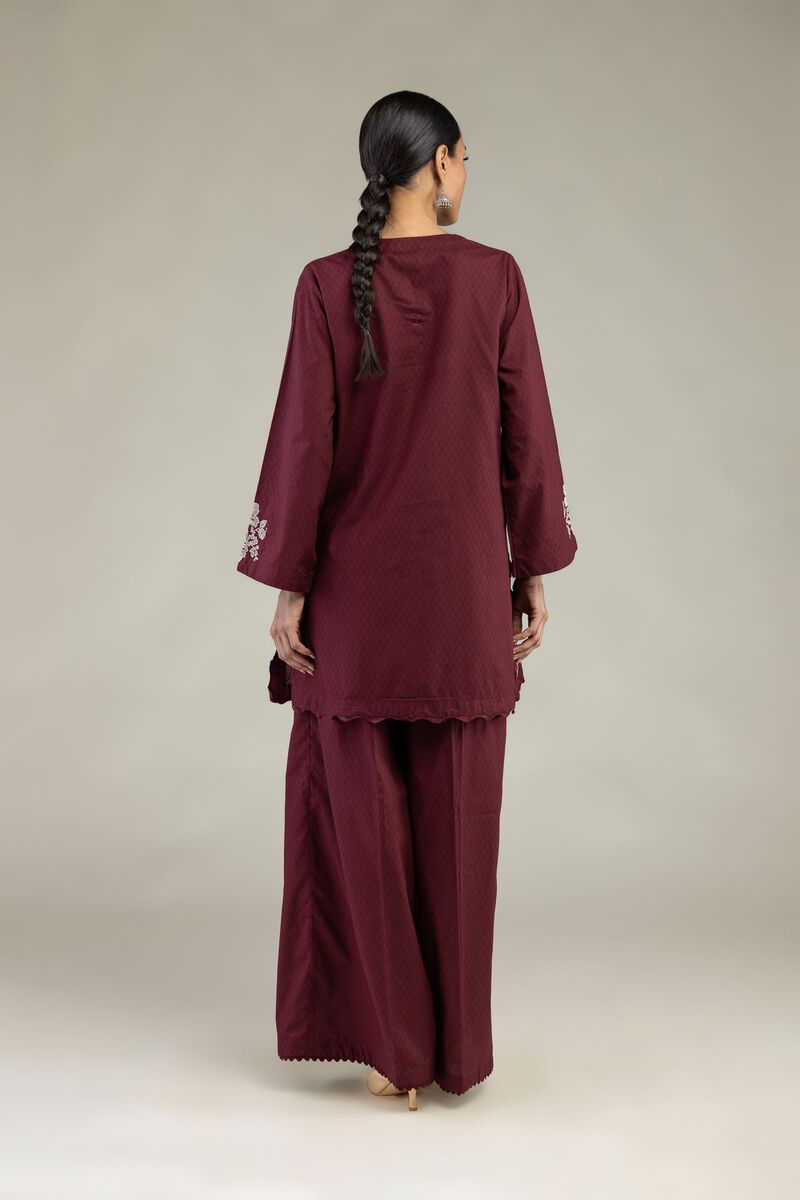 Embroidered | Cotton Dobby | Floral Cotton Kurta | USD 45.00