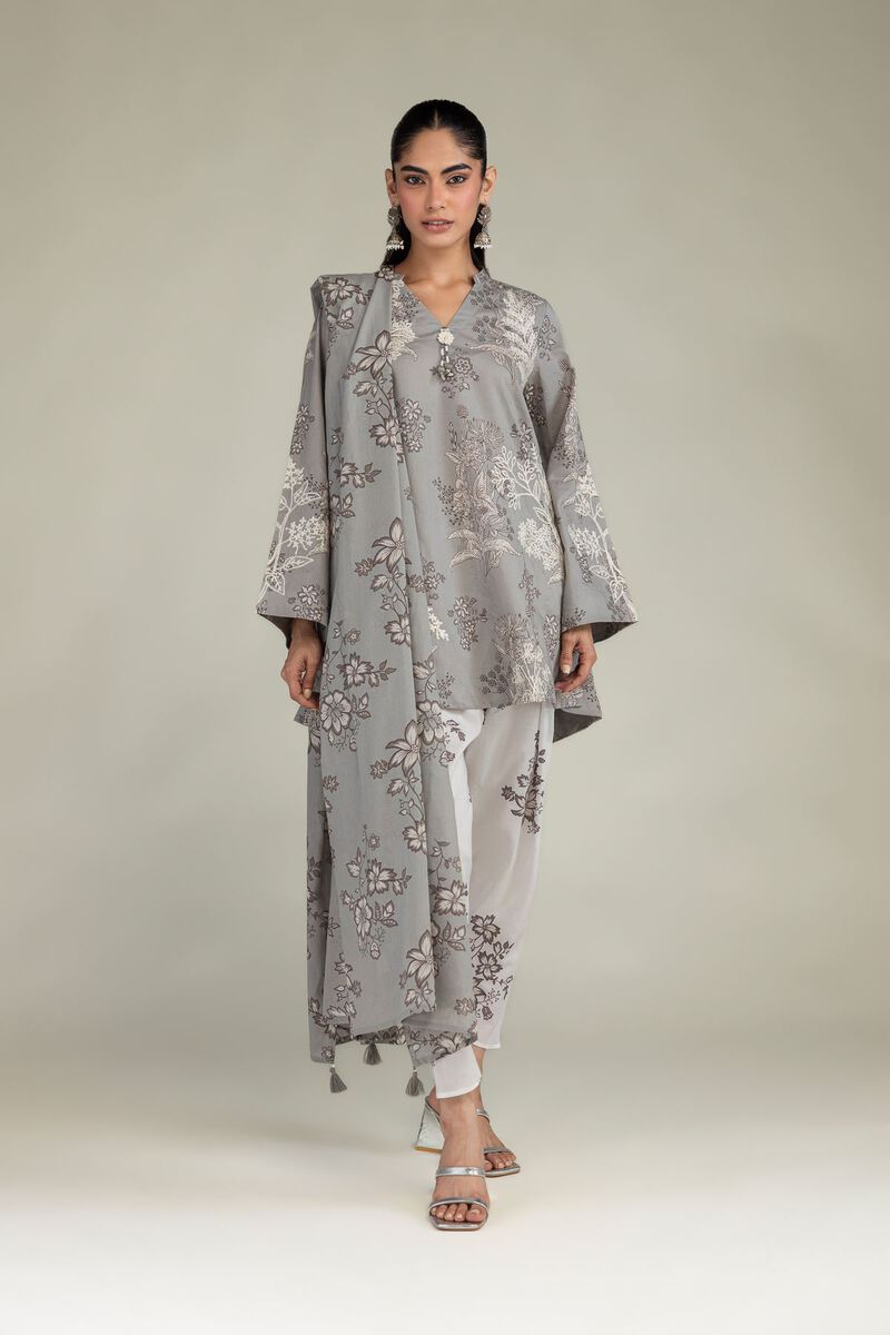 Embroidered | Lawn | Floral Lawn Dupatta | USD 25.00