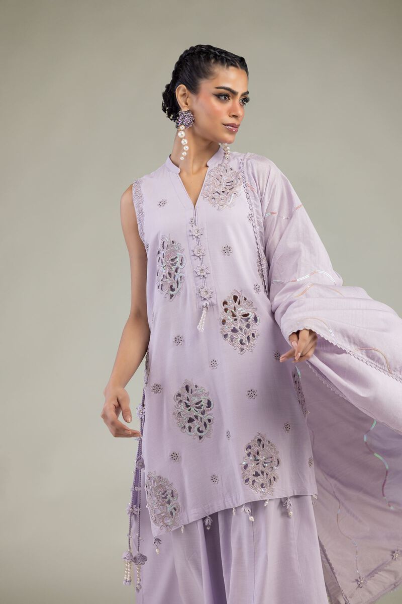 Raw Silk | 3-Piece Co-ord Set | USD 155.00