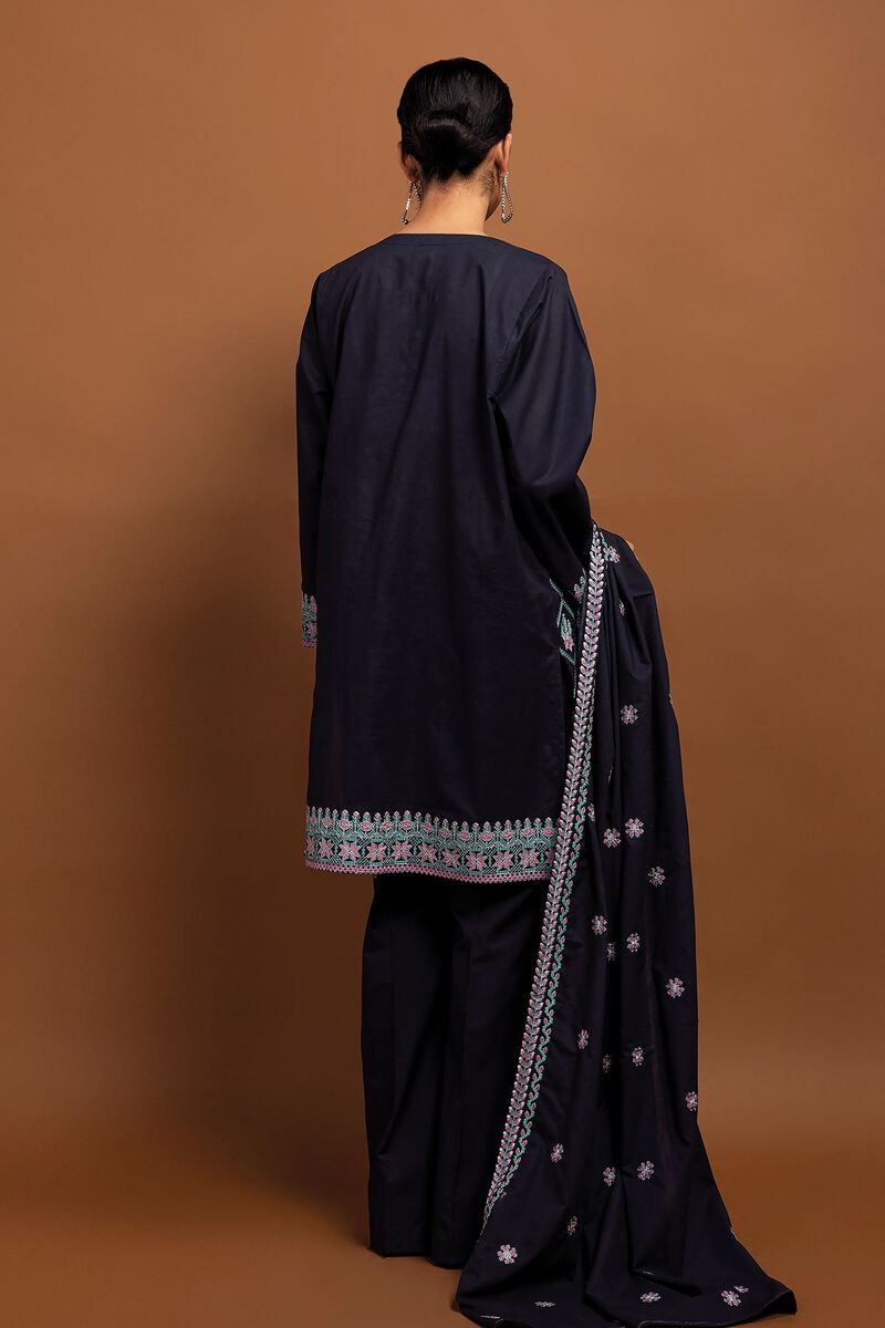 Embroidered | Cambric | Fabrics 3 Piece | null
