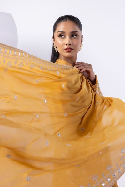 Dyed | Light Thai Silk | Dupatta | USD 30.00