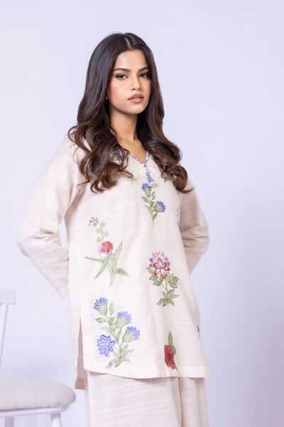 Embroidered | Textured Cotton | Kurta | USD 35.00