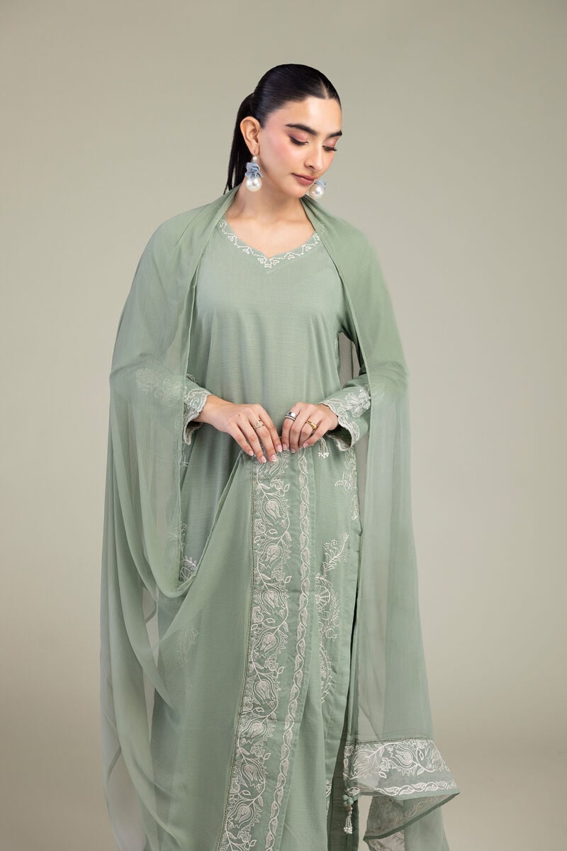 Embroidered | Chiffon | Chiffon Embroidered Dupatta | USD 40.00