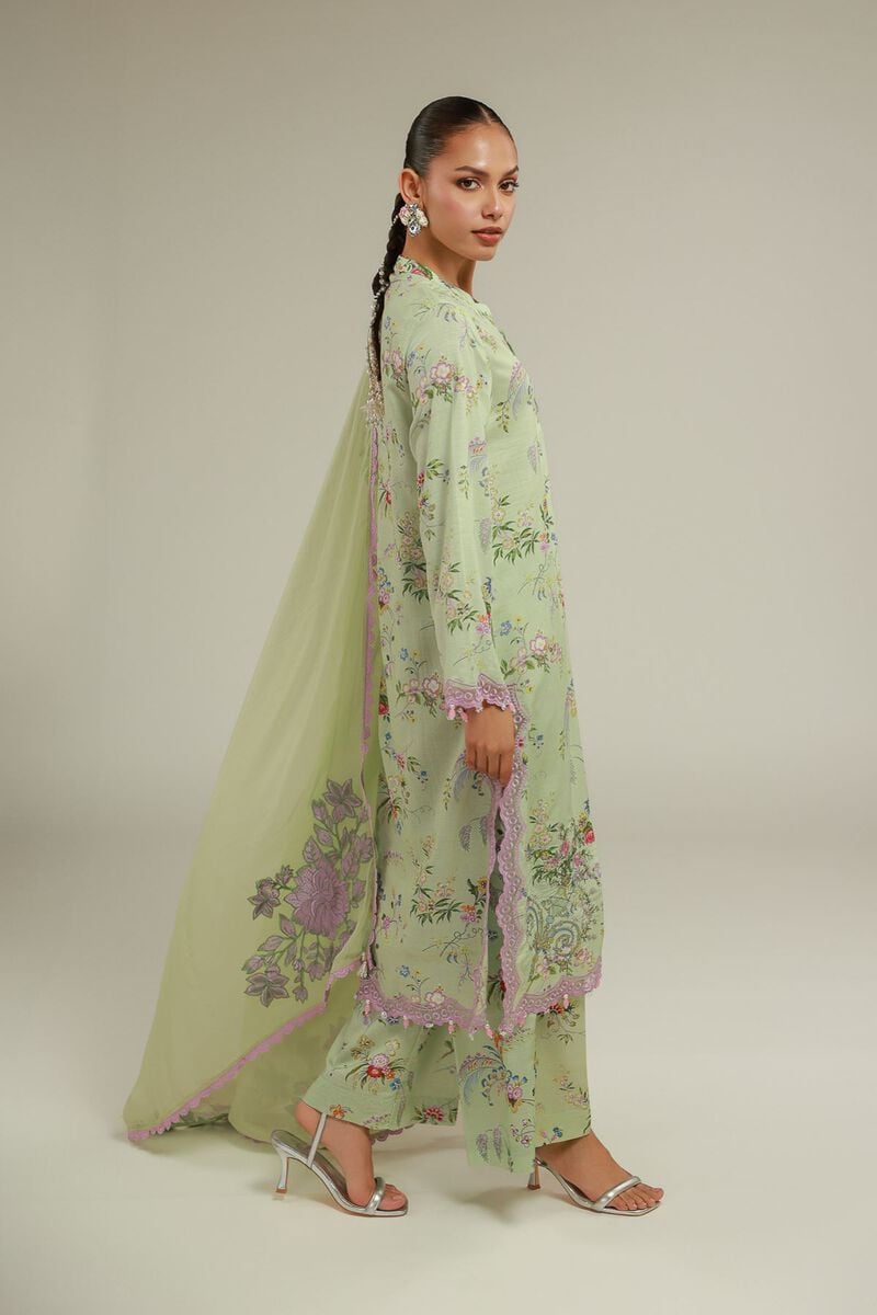 Embroidered | Chiffon | Summer Floral Dupatta | USD 45.00