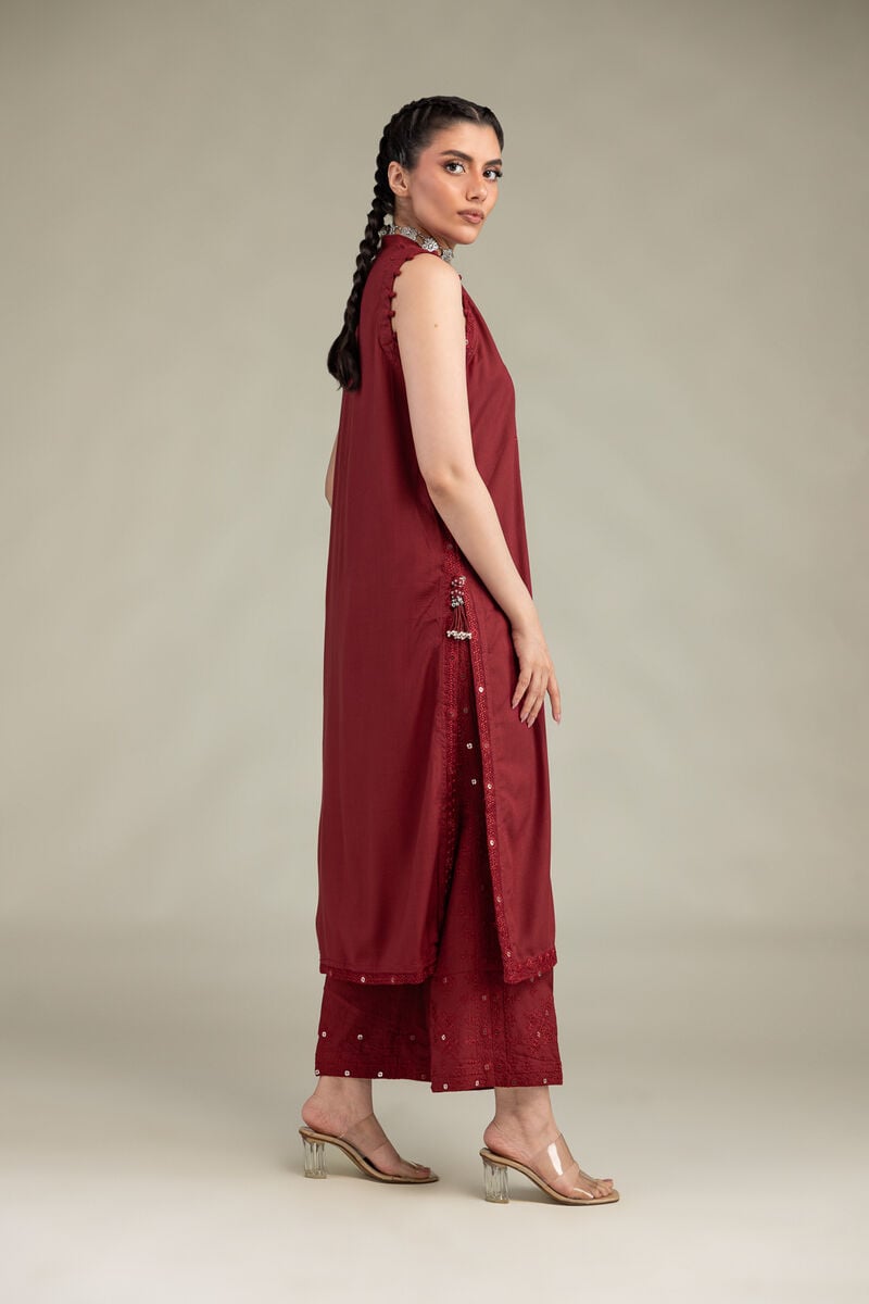 Embroidered | Raw Silk | Silk Solid Pants | USD 40.00