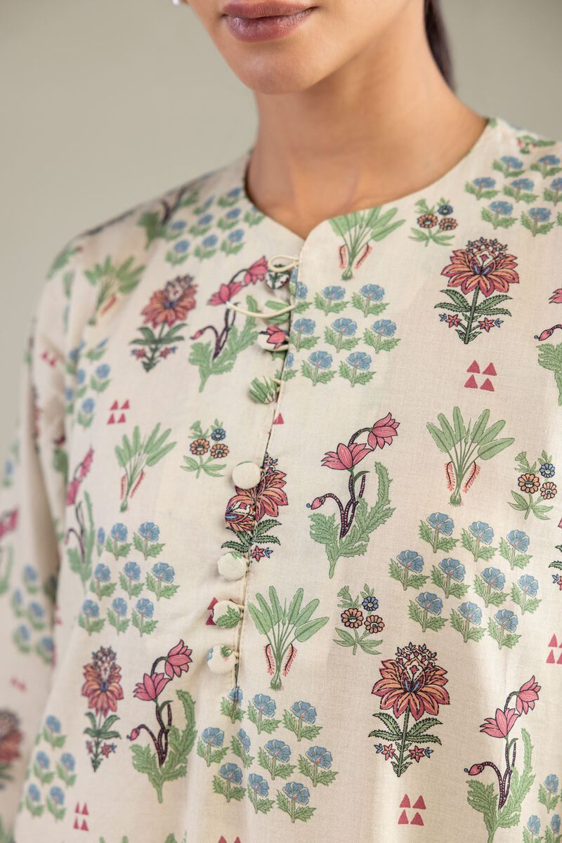 Cambric | Floral Cambric Kurta | USD 35.00