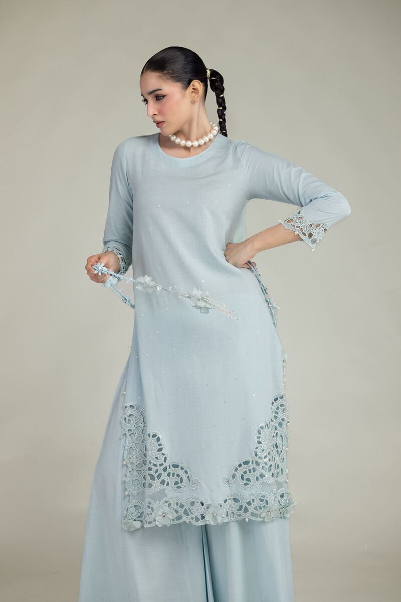 Raw Silk | 3-Piece Co-ord Set | USD 210.00