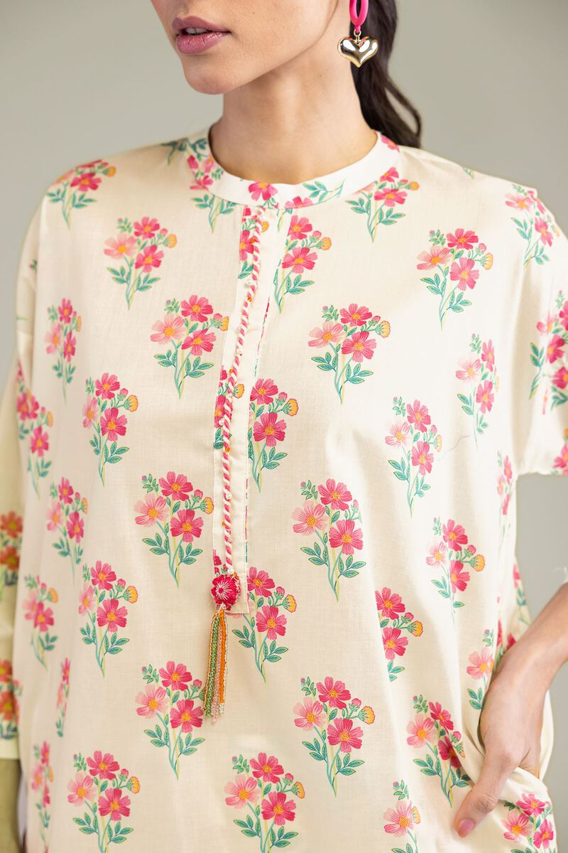 Printed | Cambric | Floral Cambric Kurta | USD 30.00