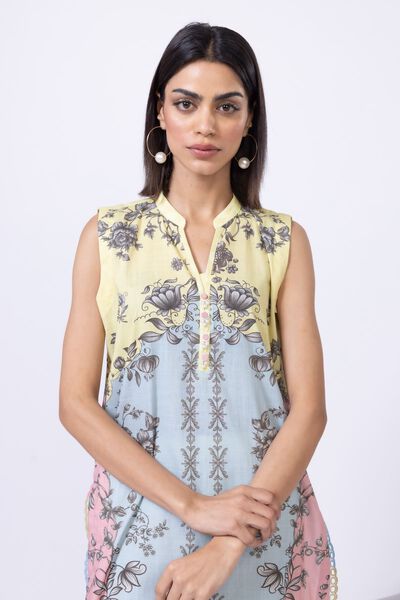 Embroidered | Crosshatch Poplin | Kurta | USD 18.00
