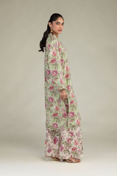 Printed | Cotton Viscose | Floral Cotton Pants | USD 30.00
