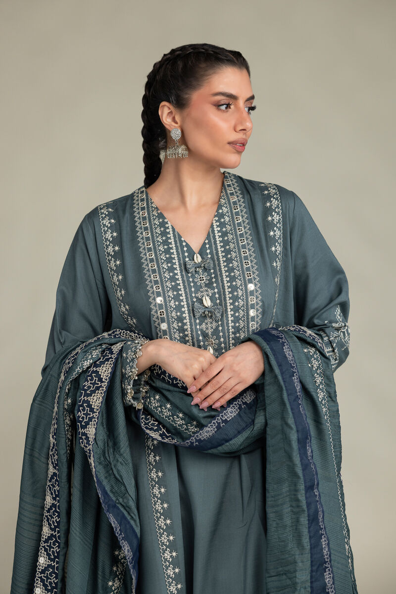 Embroidered | Polyester Silk | Polyster Silk Dupatta | USD 40.00