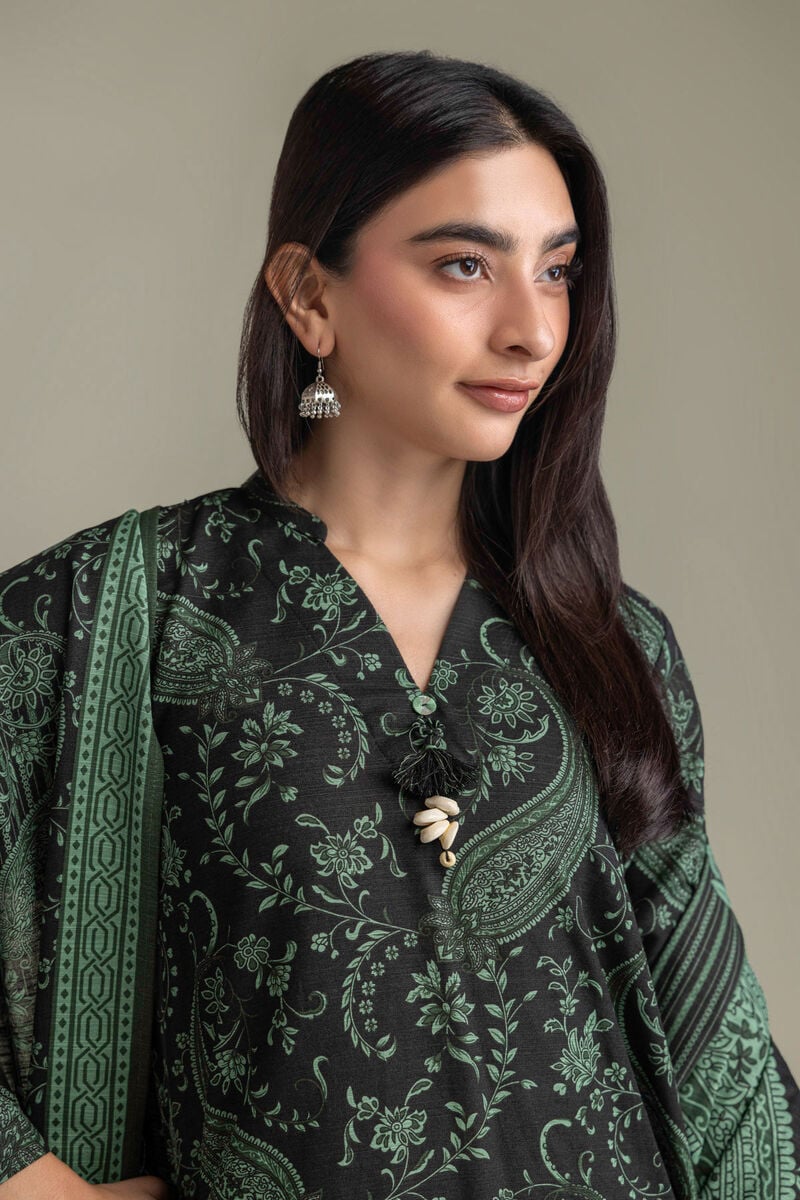 Printed | Light Khaddar | Tailored 3-Piece Set | USD 65.00