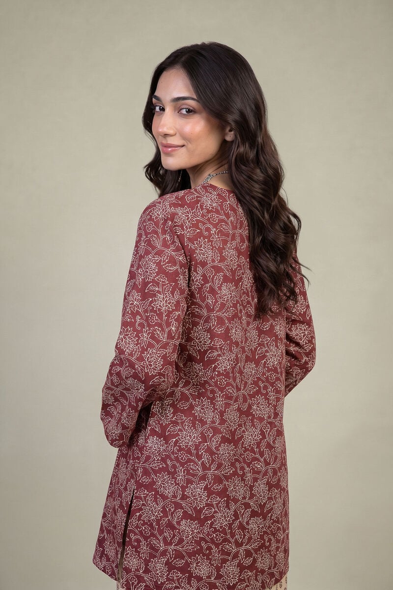 Printed | Light Khaddar | Short Khaddar Kurta | USD 35.00