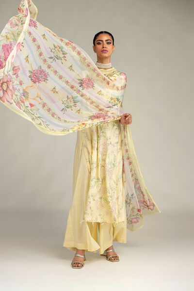 Embroidered | Raw Silk | Solid Silk Pants | USD 30.00