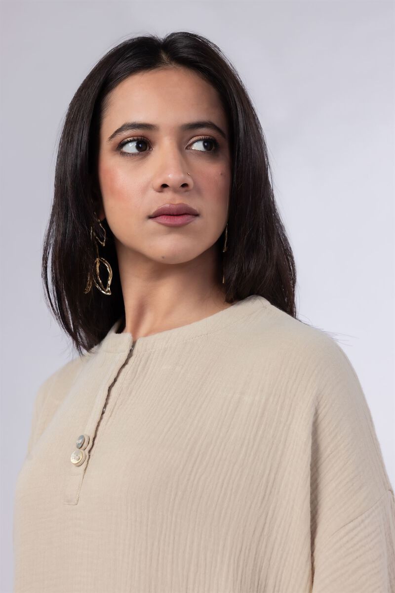 Dyed | Cheese Cloth | Kurta | USD 10.50