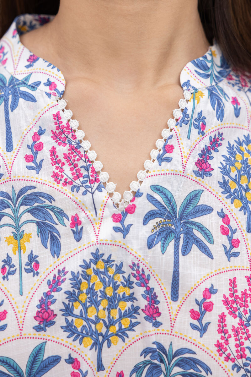 Printed | Crosshatch Poplin | Kurta | USD 7.50