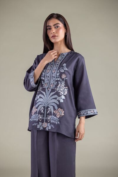 Embroidered | Textured Weave | Tunic | USD 40.00