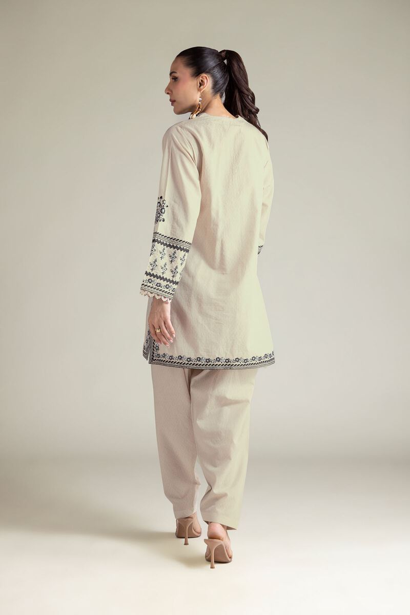 Embroidered | Cotton Dobby | 2-Piece Tailored Set | USD 70.00