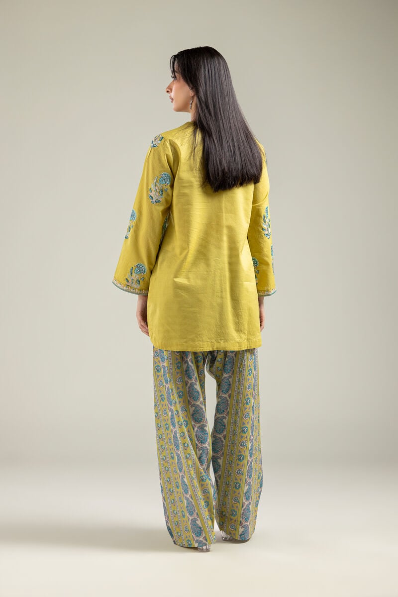 Embroidered | Mesuri | Short Floral Kurta | USD 40.00