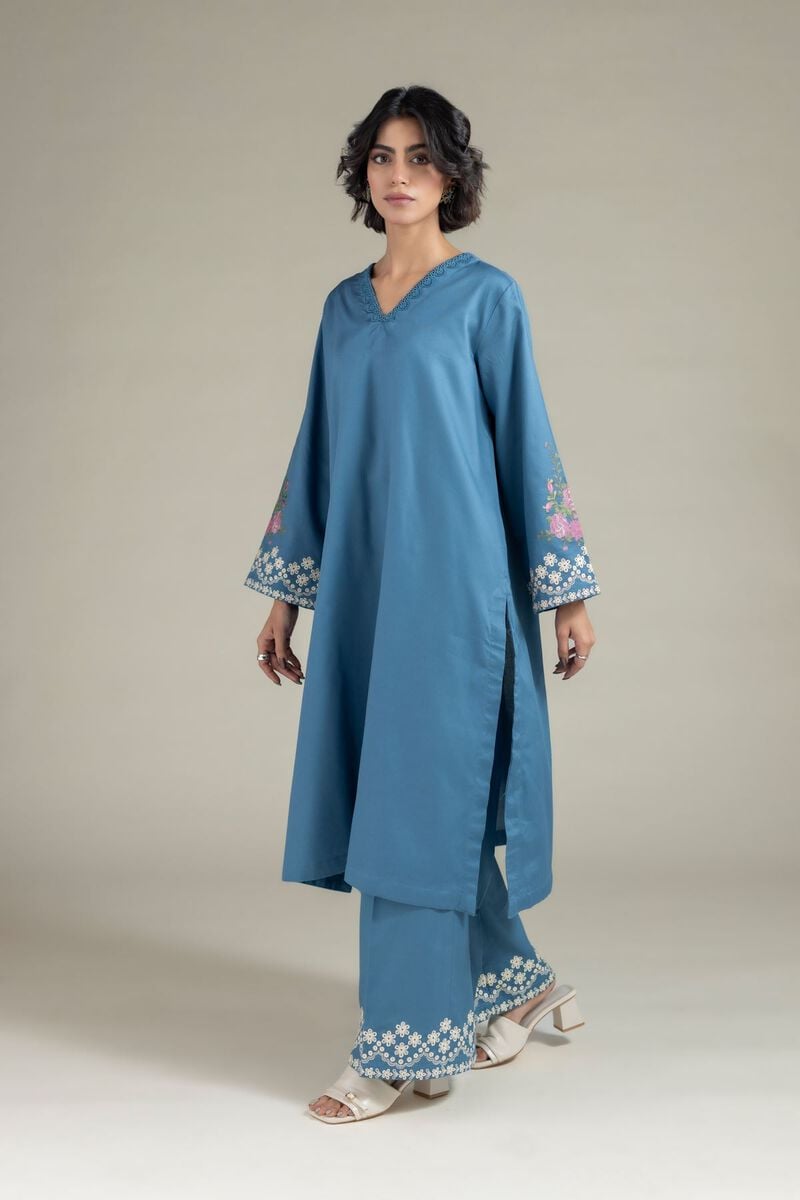 Embroidered | Textured Cotton | Kurta | USD 30.00