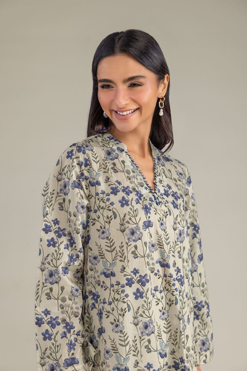 Printed | Cambric | Floral Longline Kurta | USD 35.00