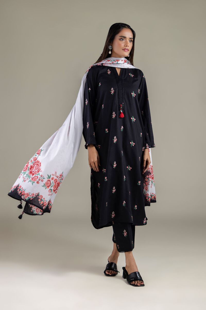 Embroidered | Lawn | Floral Tassel Dupatta | USD 25.00
