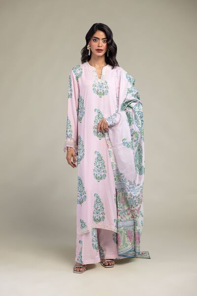 Embroidered | Raw Silk | Pants | USD 35.00
